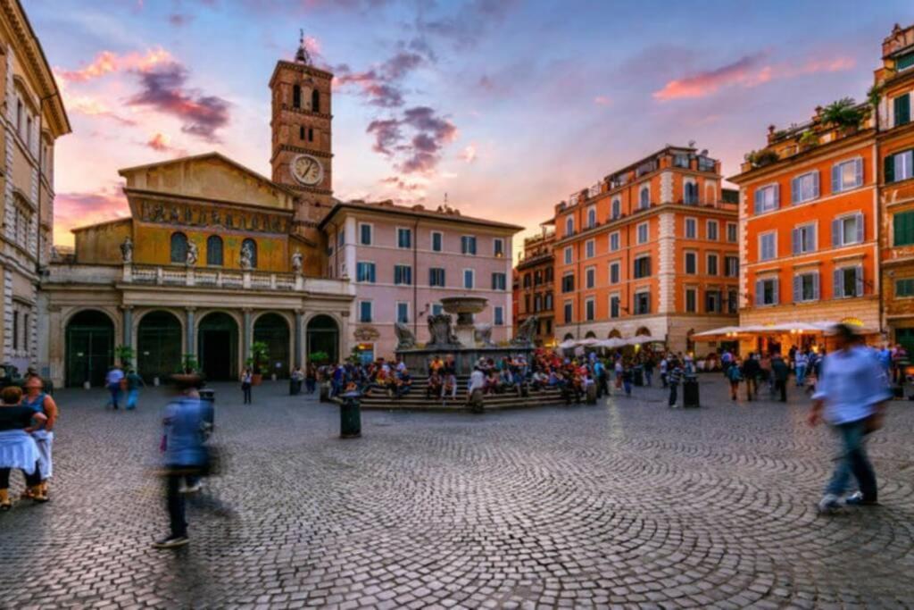 Elegante Open Space Con Vasca Idromassaggio A Trastevere Екстериор снимка
